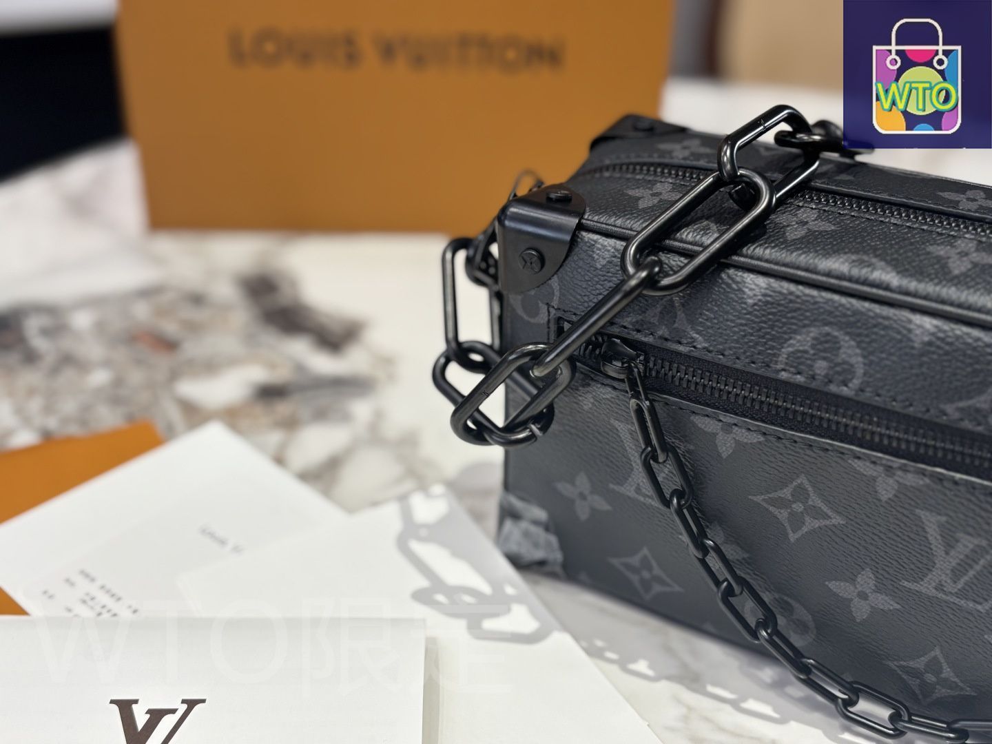 ⚠️訳あり　ルイヴィトン　サックショッピング 今日特価】LV ルイヴィトン Soft Trunk ソフトトランク 男女兼用
