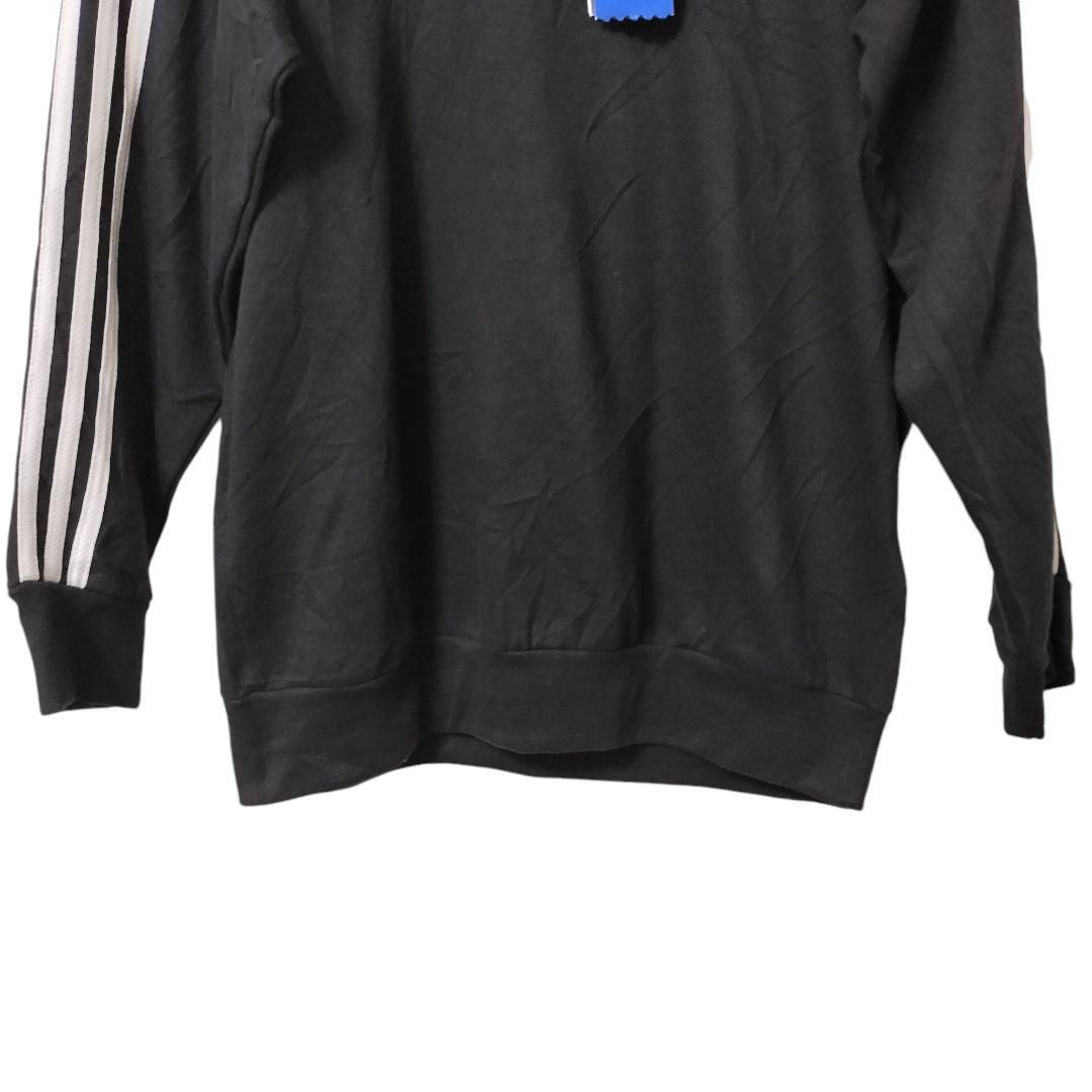 【訳あり】adidas 3 STRIPES CREW DV1555 Mサイズ 黒