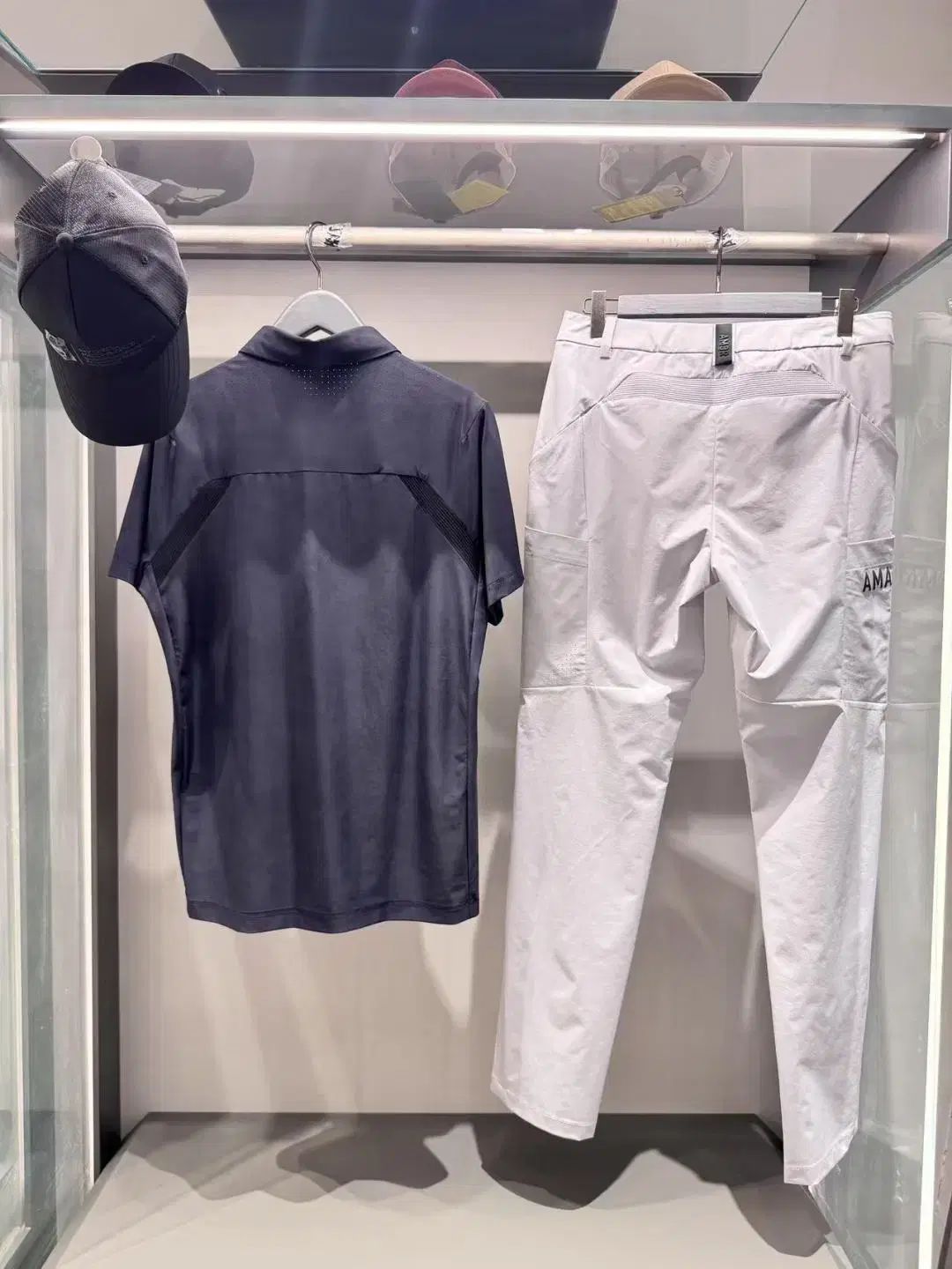 AMAZINGCRE GOLF ゴルフウェア メンズ Tシャツ フーディ 半袖