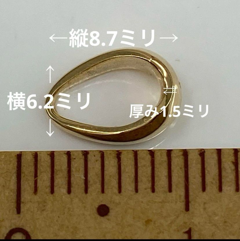 k18YG AU750 18金 バチカン LLサイズ