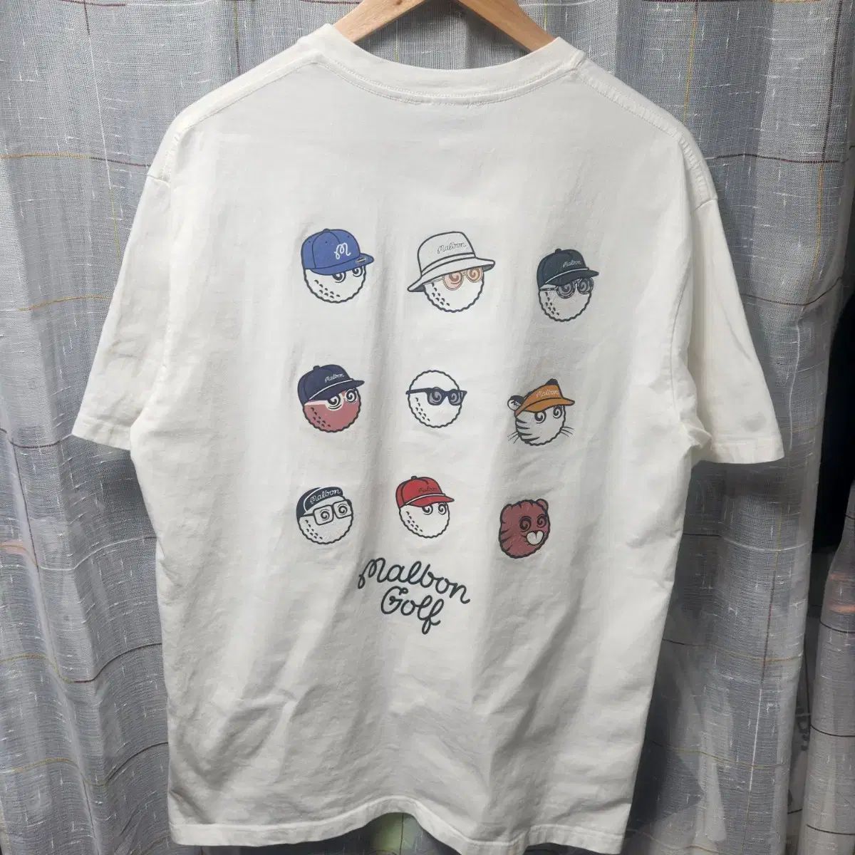 MALBON GOLF(マルボンゴルフ) ゴルフ 印刷 Tシャツ 3XL バン