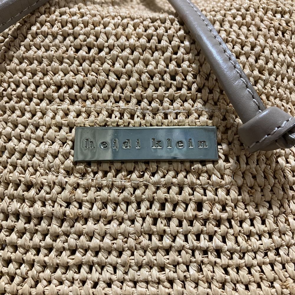 【美品】heidi kiein  ドゥーズィエムクラス  ラフィアかごバッグ 新品同様 heidi klein ハイジクライン ドゥーズィエムクラス