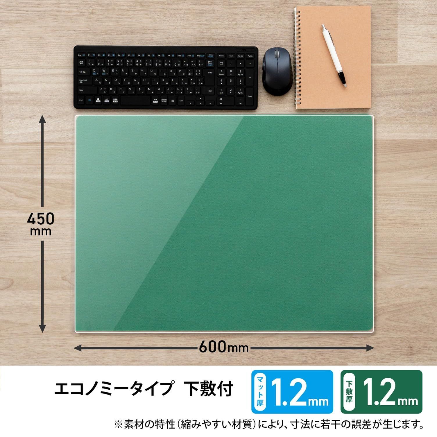 新品 プラス デスクマット 透明 軟質 エコノミータイプ 下敷付 新品 プラス デスクマット 透明 軟質 エコノミータイプ 下敷付