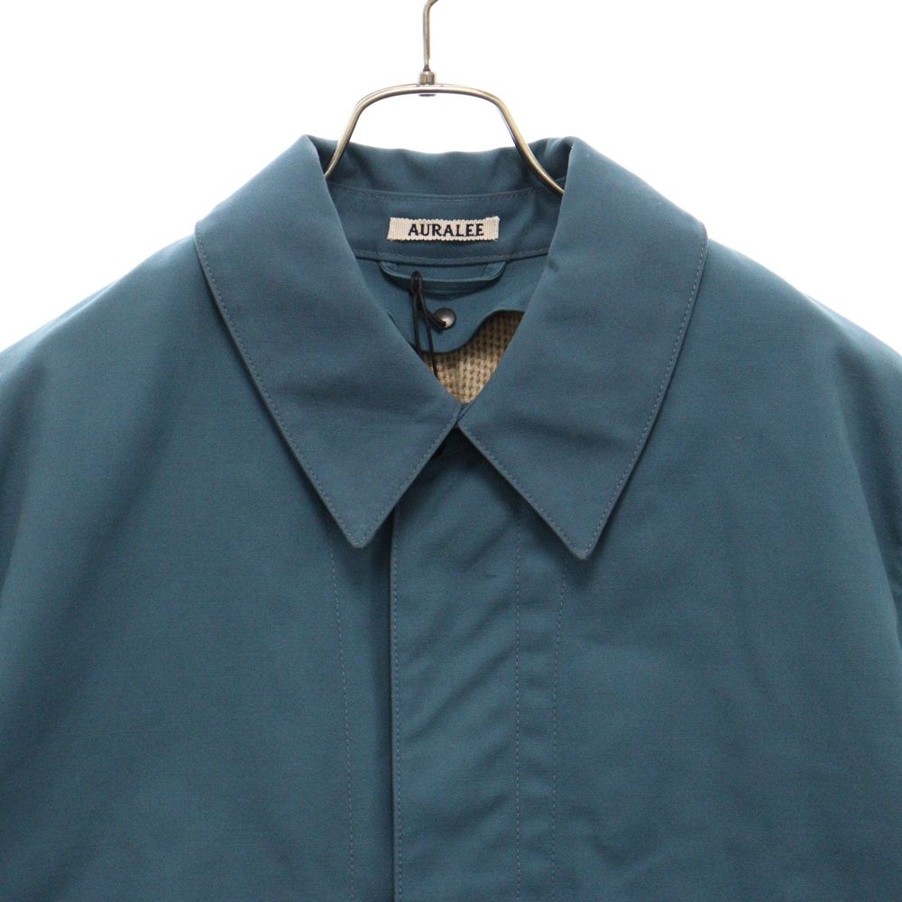 ジャケット・アウター AURALEE COTTON OILED CANVASLINER BLOUZON