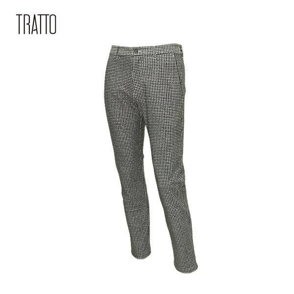 トラット/TRATTO 吸汗 速乾 プリントイージーパンツ 未使用品 トラット TRATTO メンズ 秋冬 裏起毛 ストレッチ ヒートパフォーマー