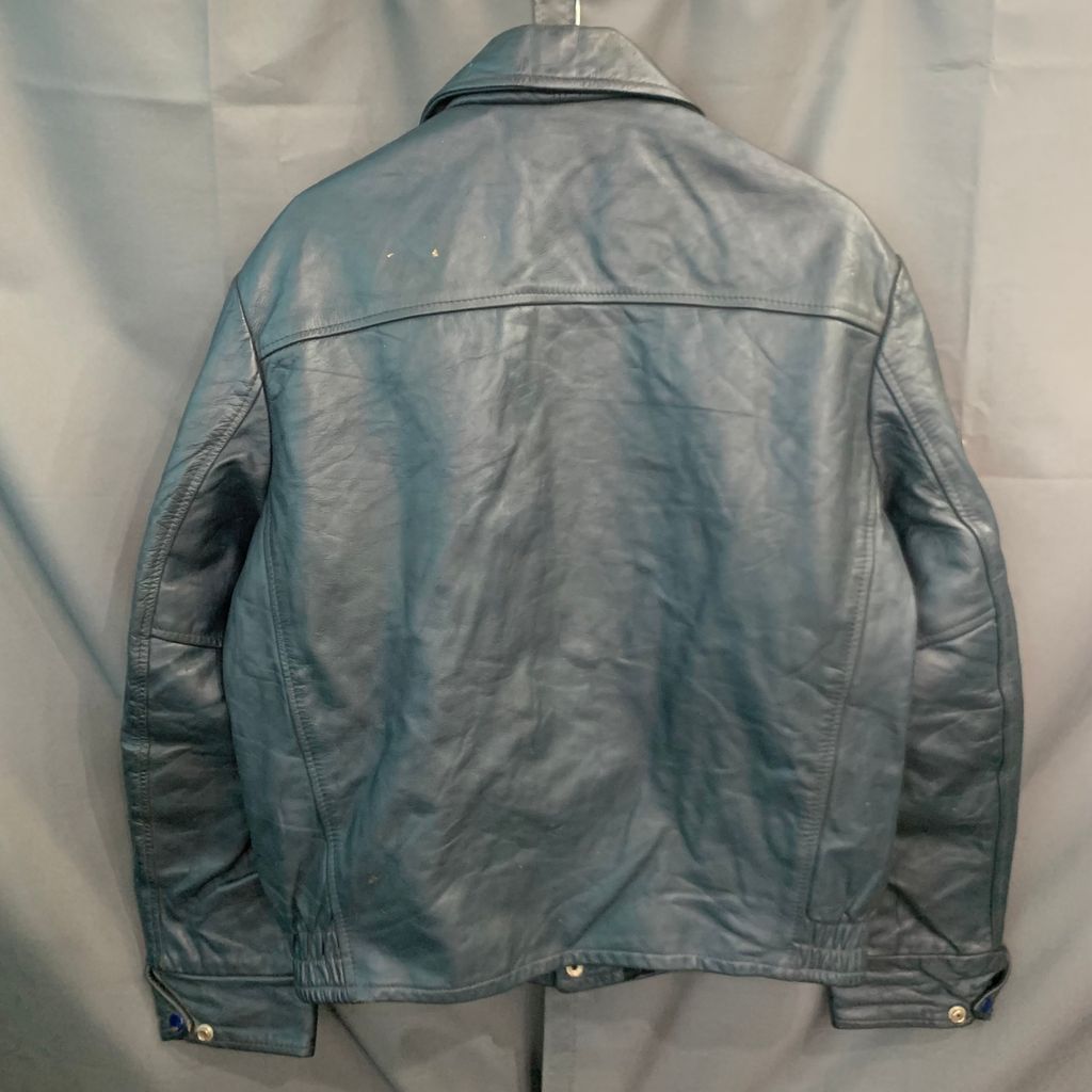 Vintage EXPORT エキスポート LEATHER レザー バーシティジャケット レザースタジャン スタジャン No.I368 GULLKHAN_COM