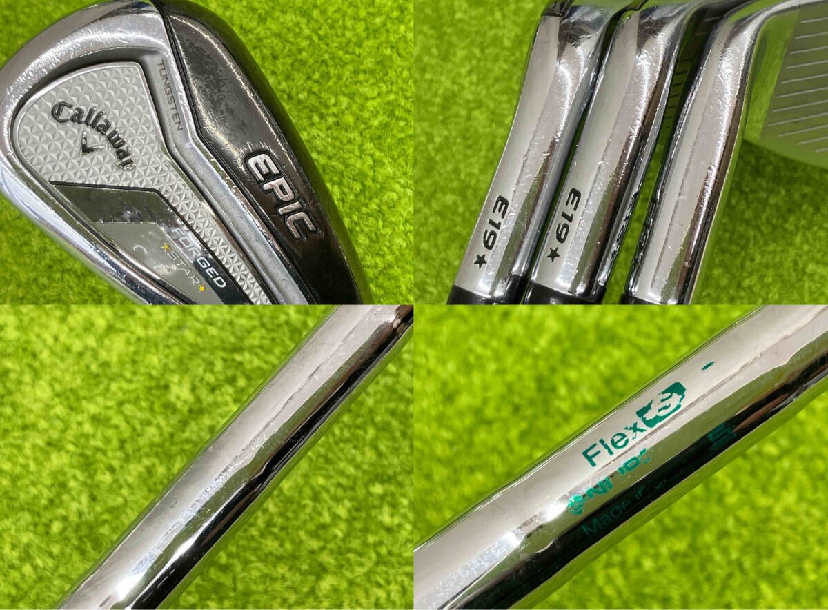 キャロウェイ EPIC FORGED STAR 6-9.P 5本 アイアンセット N.S.