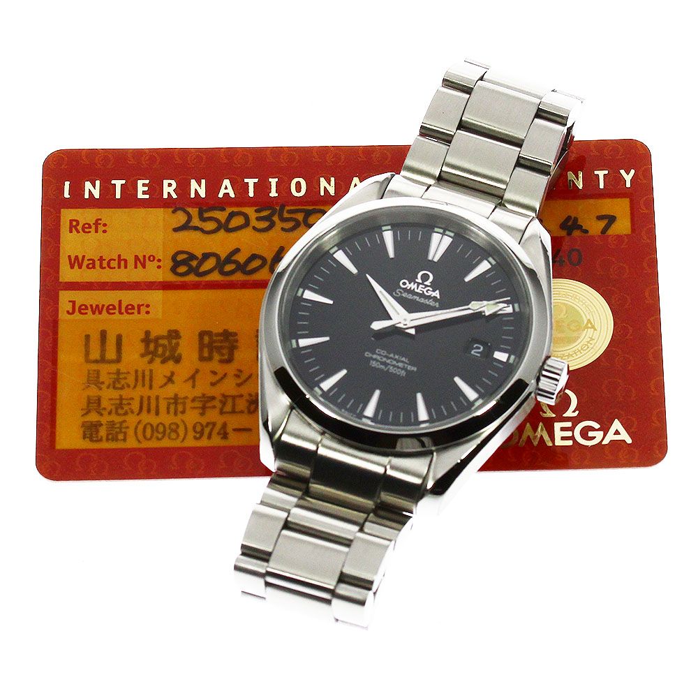 オメガ OMEGA 2503.50 シーマスター アクアテラ クロノメーター ...