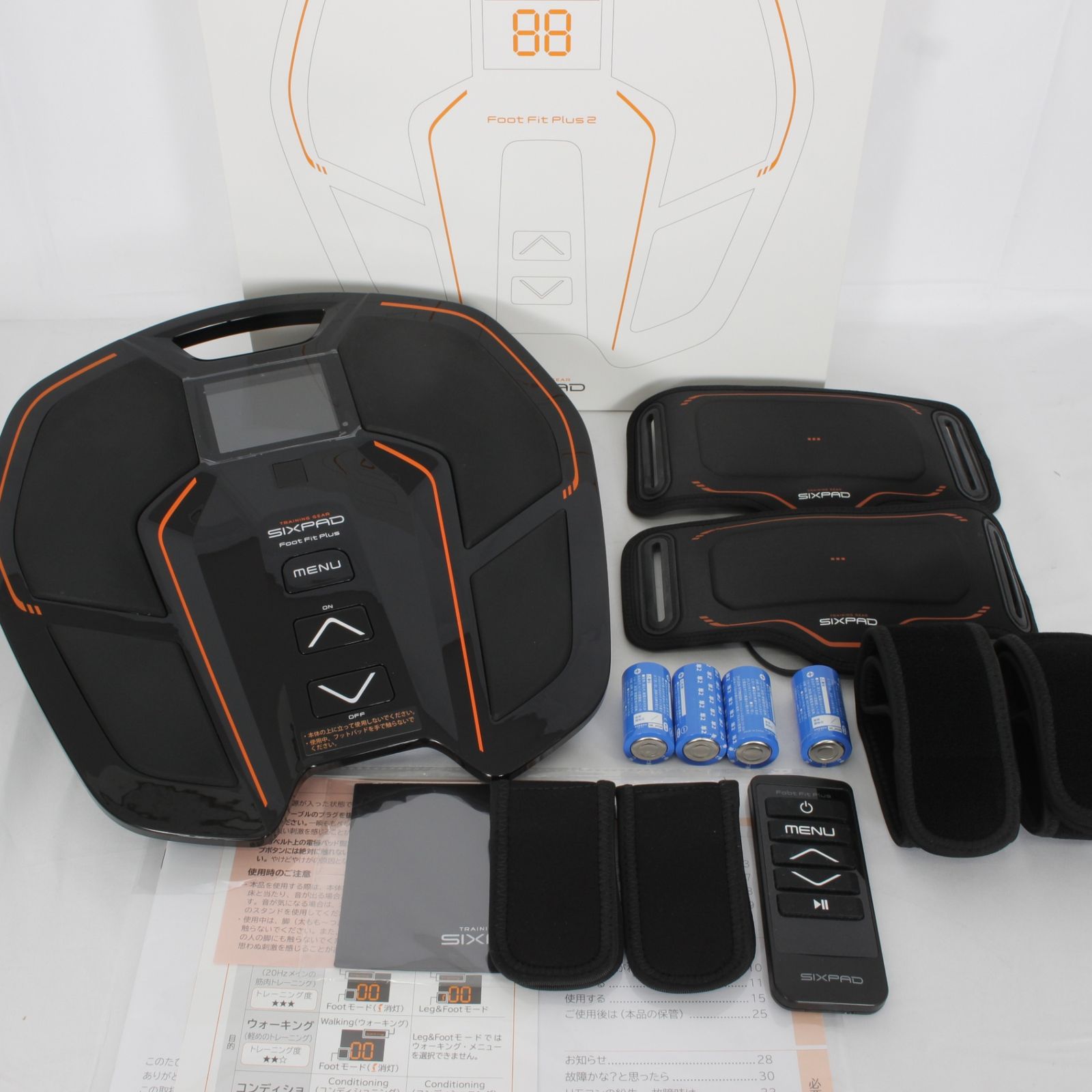 美品】MTG SIXPAD Foot Fit Plus2 SE-AG00A シックスパッド フット 