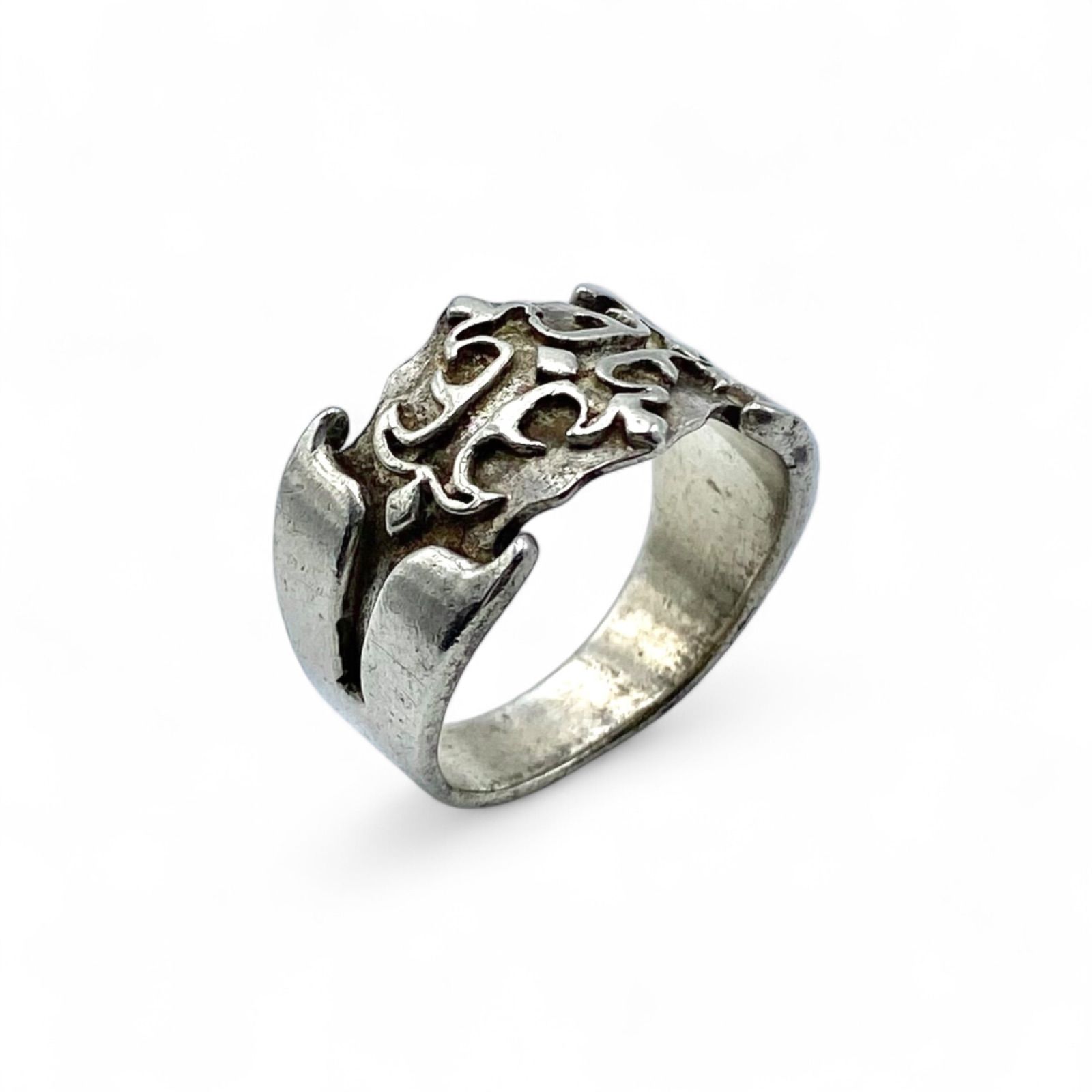 5連クロス】十字架 SILVER 925 刻印 90s Vintage Design Ring シルバー 