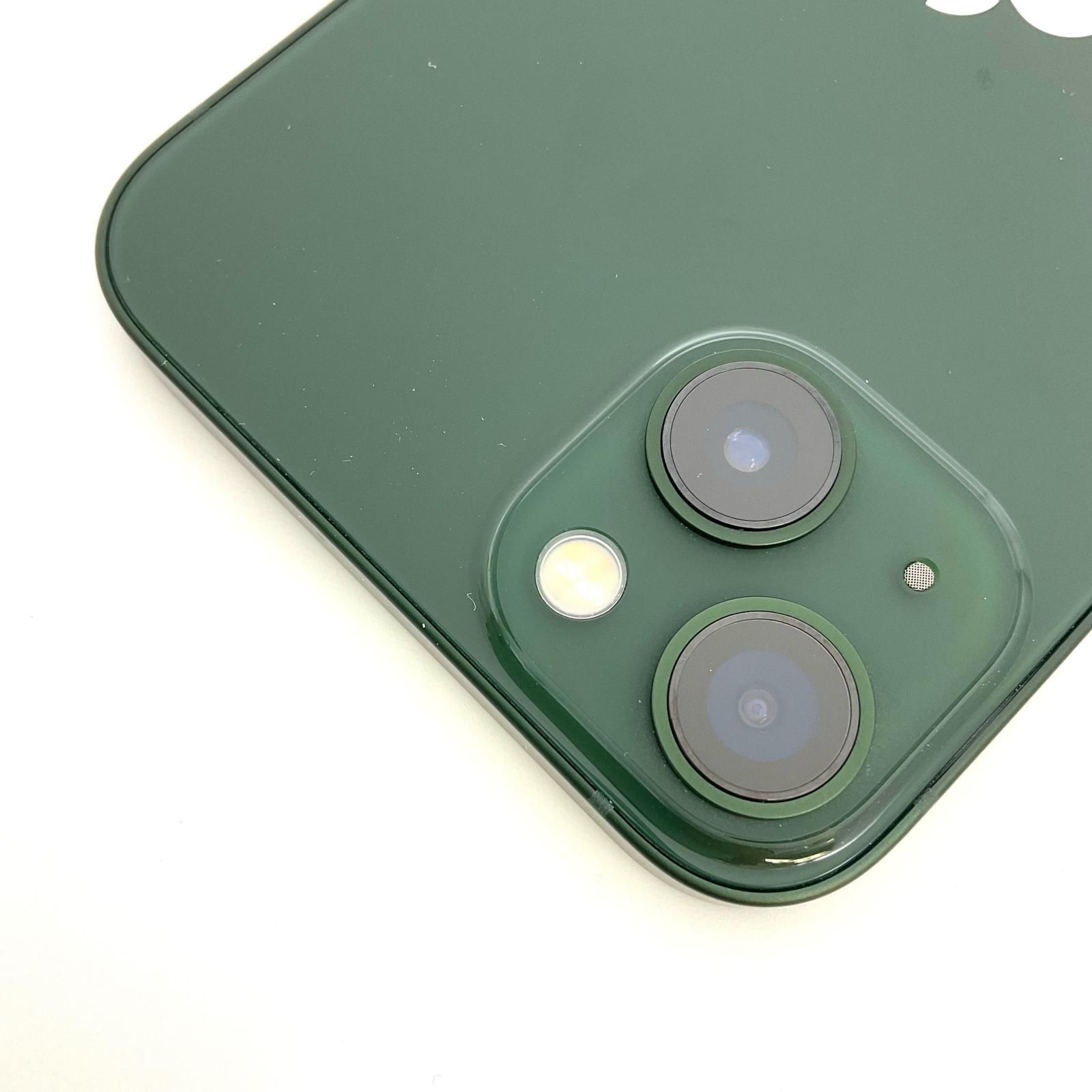 iPhone 128GB 0 Apple SIMフリー グリーン iPhone13 全額返金保証最速 