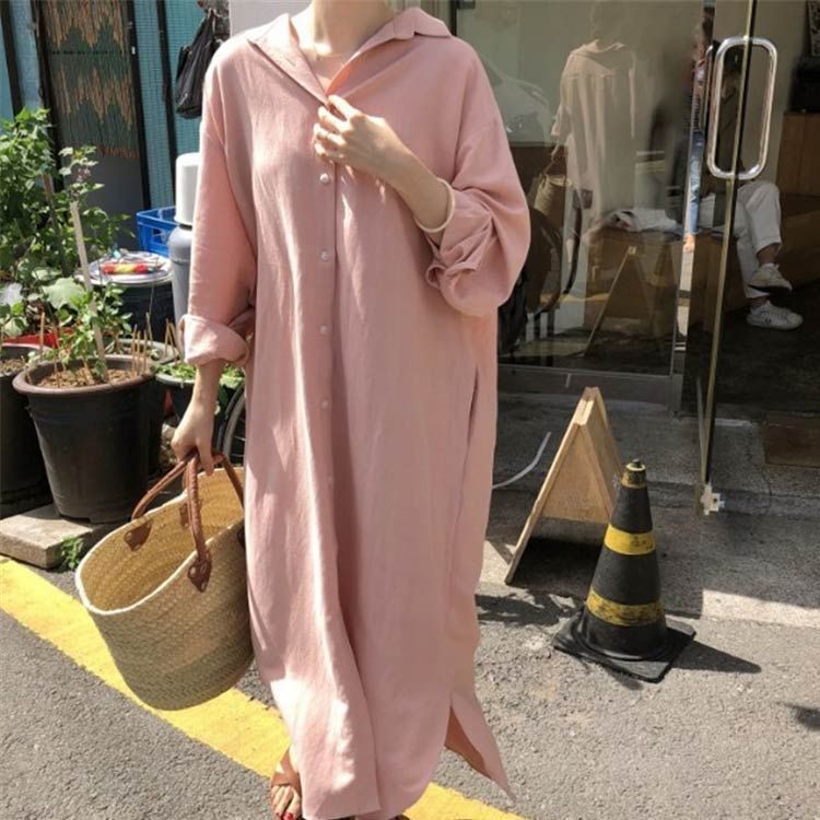 ロングカーデ ロングシャツ