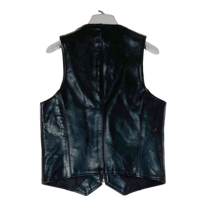 ☆vanson バンソン レザー ベスト ブラック size38 - メルカリ