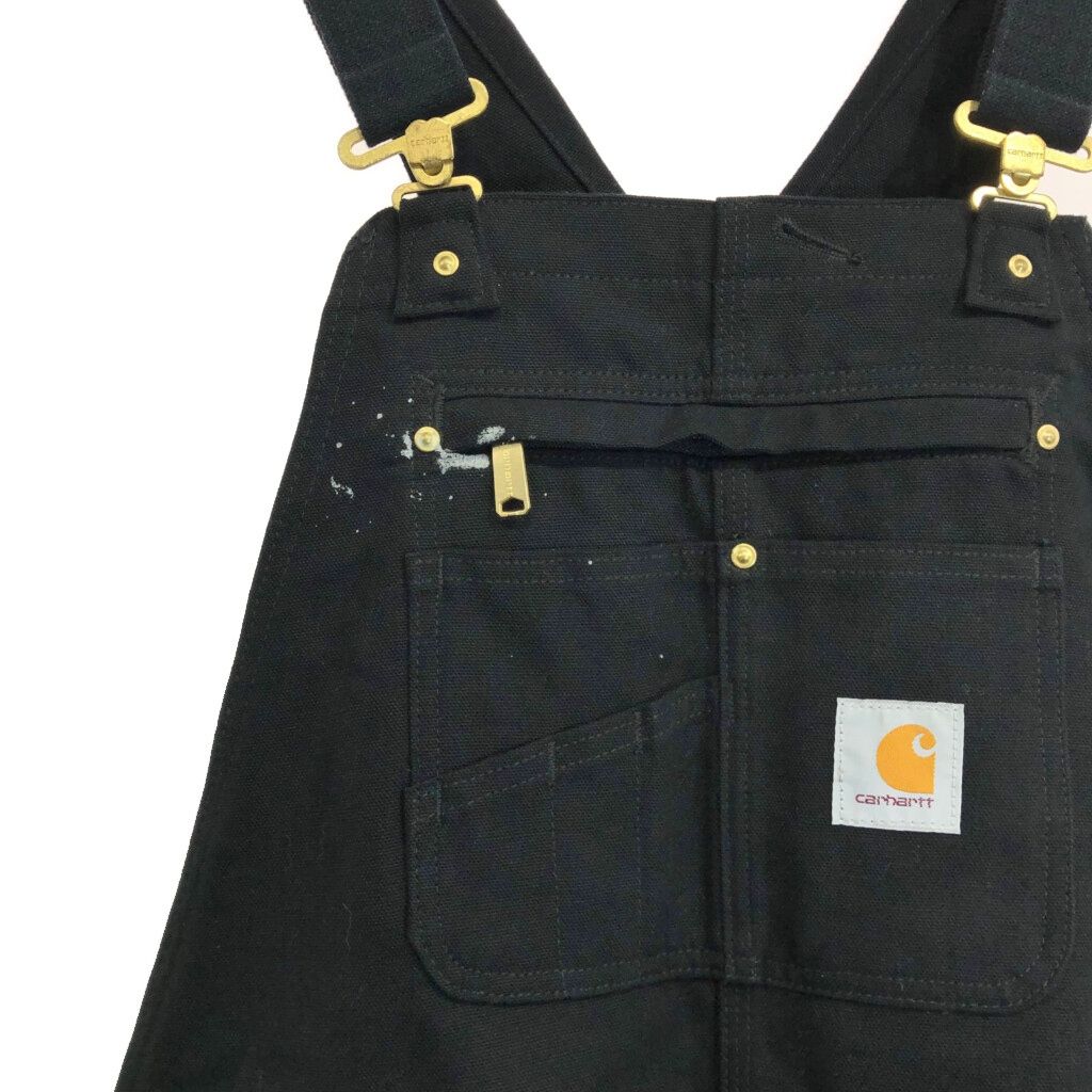 Carhartt カーハート ダック ダブルニー ビブオーバーオール ブラック