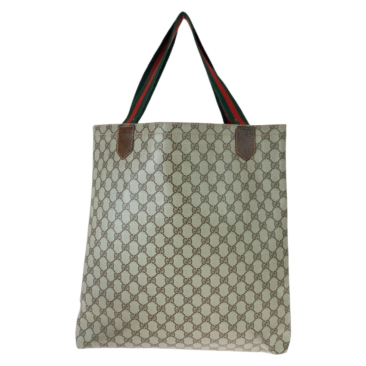 GUCCI グッチ ヴィンテージ オールドグッチ シェリーライン グレー