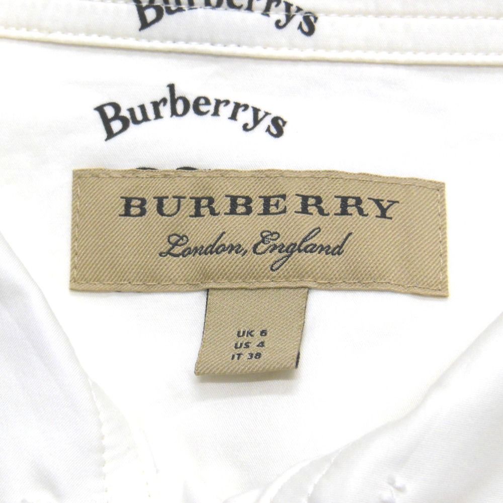 BURBERRY ロゴプリント 長袖シャツ UK6