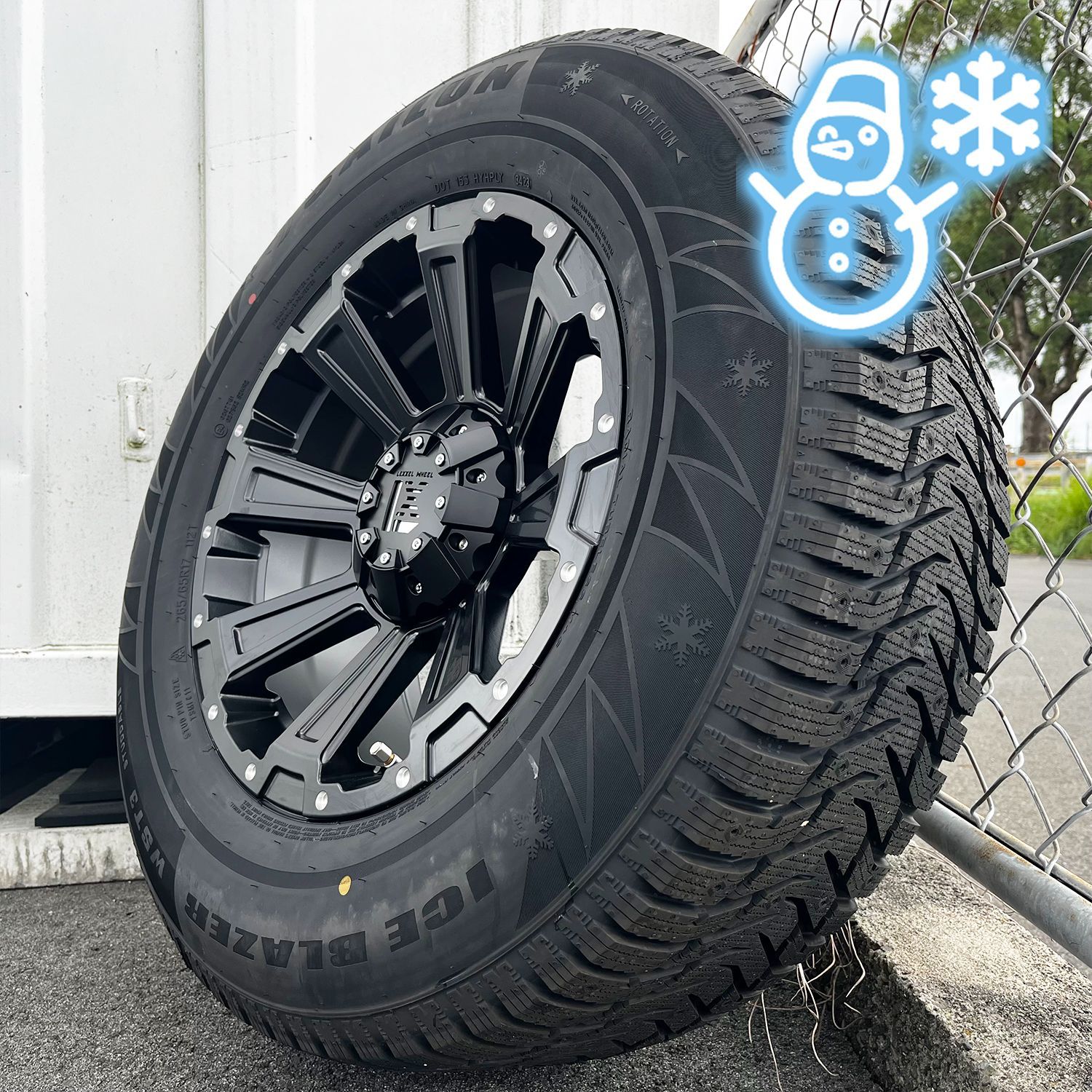 ナットセット 品 ジープ ラングラー JL JK 17インチ スタッドレスタイヤホイール SAILUN WST3 265 70R17 DeathRock デスロック バレーノ ルビコン サハラ スポーツ FFCRYSTALESIA_COM