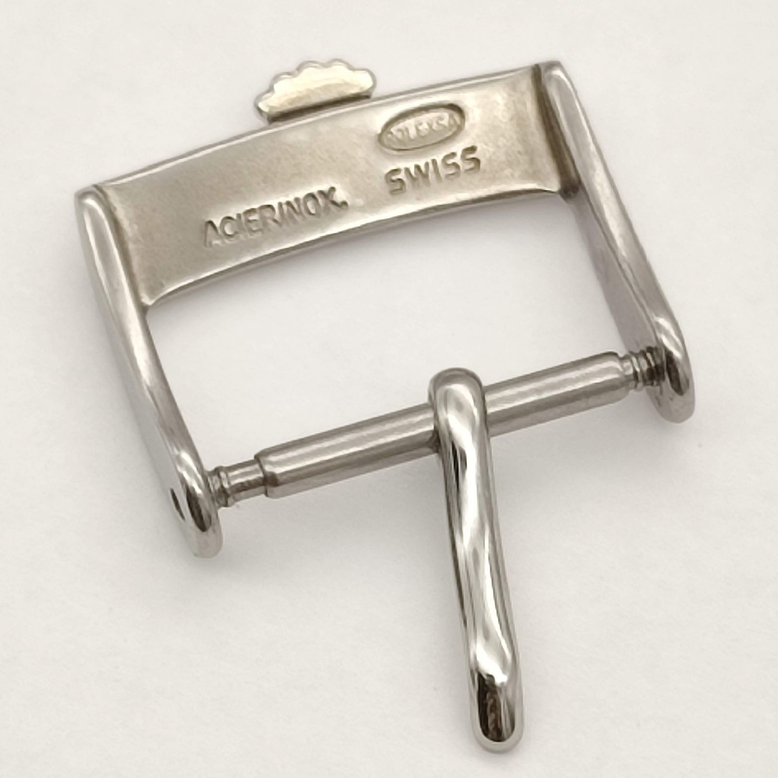 【同梱不可】 美品】ROLEX ステンレス 取り付け幅16㎜ 純正 尾錠 ロレックス 時計