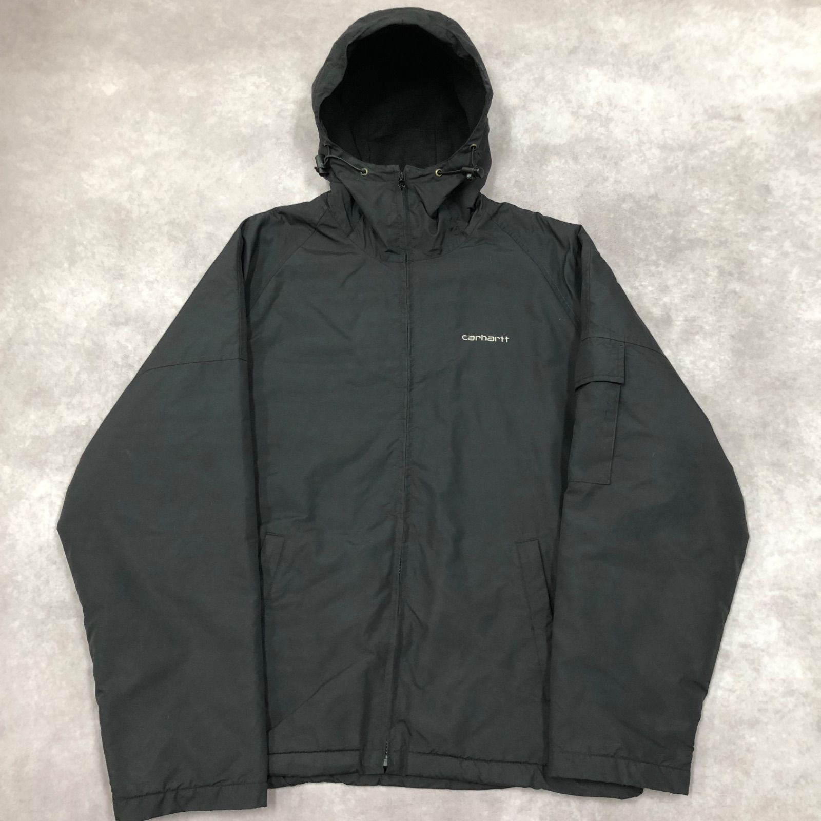 Carhartt カーハート 刺繍ロゴ ワンポイントロゴ ブルゾン ジップ付き