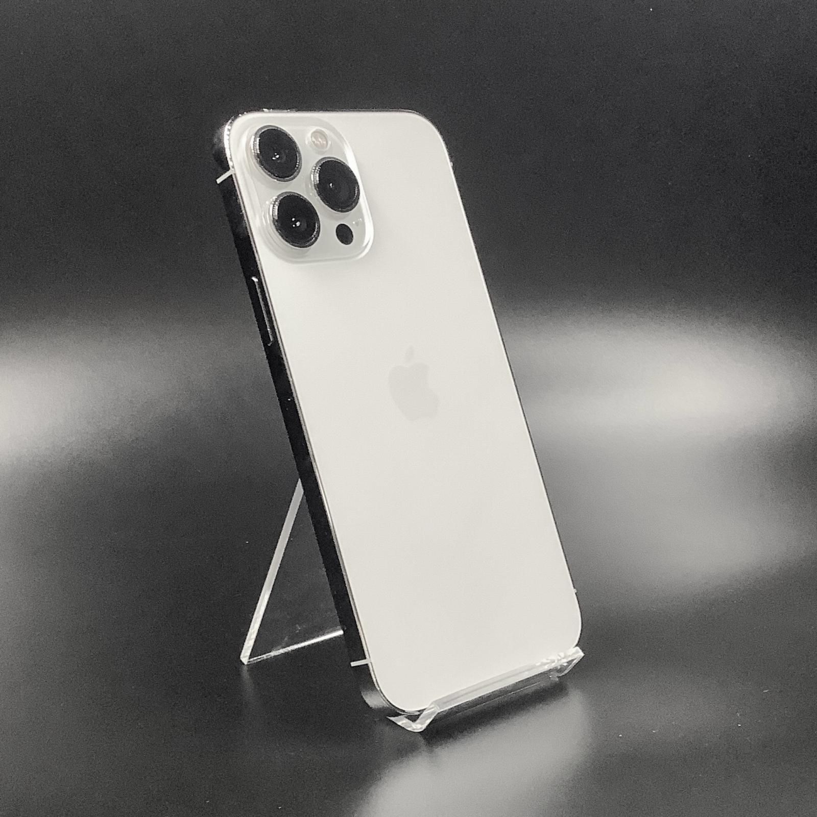 【全額返金保証】【最速発送】Apple iPhone 13 Pro Max 256GB シルバー 楽天モバイル 80% 美品 動作確認済