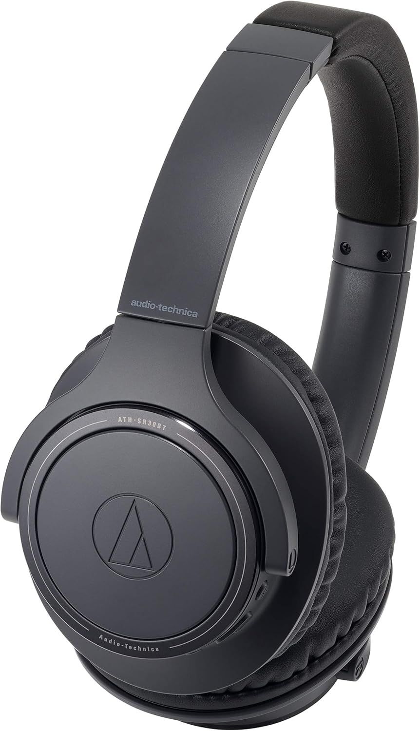 オーディオテクニカ ATH-SR30BT BK ヘッドホン bluetooth ワイヤレスヘッドホン マイク付 最大70時間再生 ブラック ATH-SR30BT BK