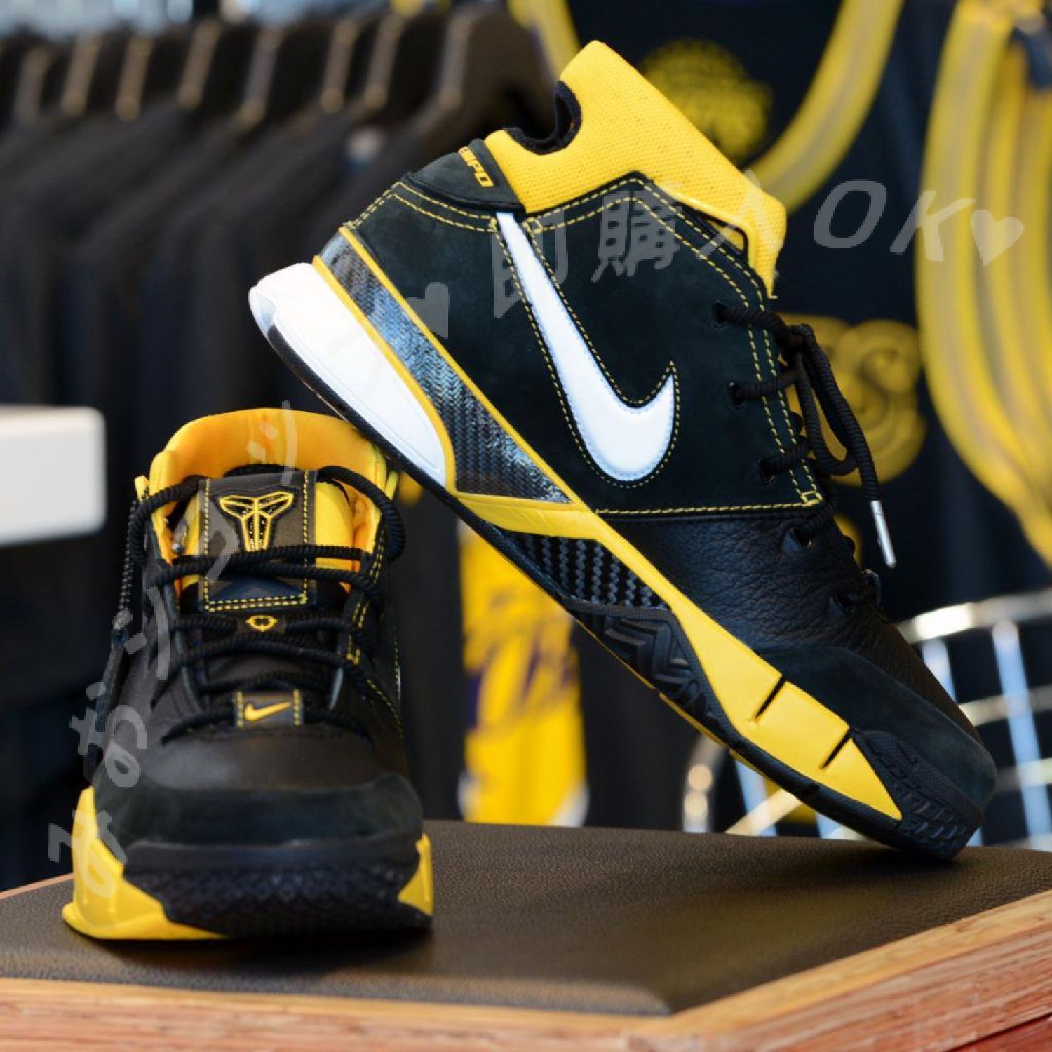 Nike Zoom Kobe 1 Protro Black Maize（2018）コビー1メンズハイカット  