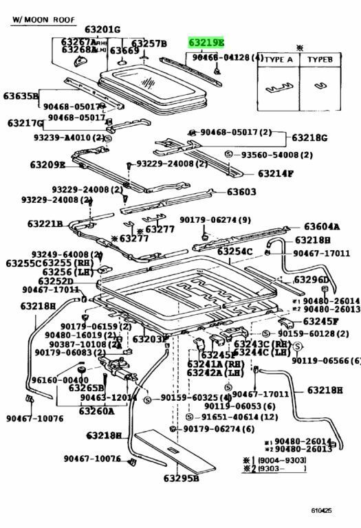 ○新品 トヨタ HZJ76 70 ランドクルーザー ランクル 純正 サンルーフ  