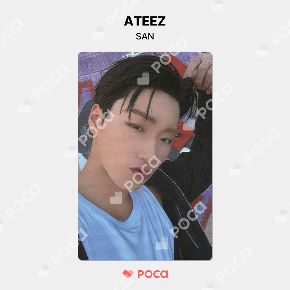 ATEEZ SAN PHOTOCARD サン　トレカ ATEEZ サン トレカ THE WORLD EP.1 : MOVEMENT Z VER. 公式