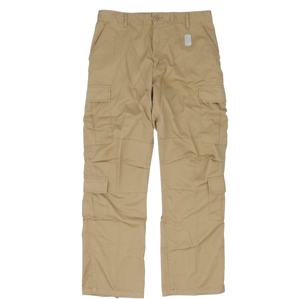 Khaki  サイズXS  Rothco ロスコ VINTAGE PARATROOPER FATIGUES ロスコ Rothco カーゴパンツ メンズ ゆったり レディース カーゴ ファティーグパンツ ジッパーフライ ヴィンテージ パラトルーパー