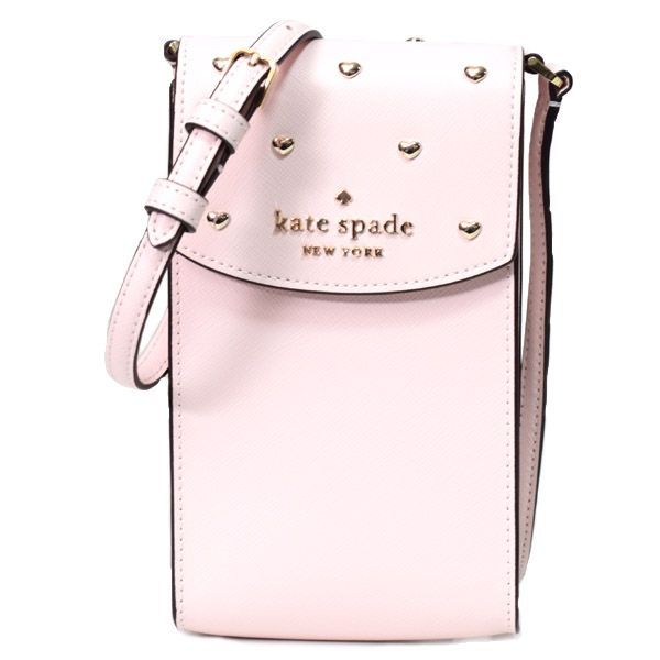 【KateSpade】ケイトスペード レザー スマートフォンショルダーバッグ