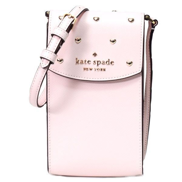 KateSpade】ケイトスペード レザー スマートフォンショルダーバッグ