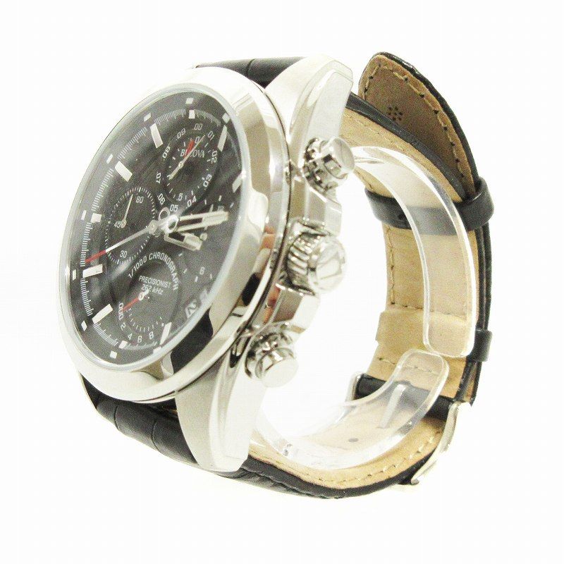 ブローバ BULOVA プレシジョニスト 腕時計 アナログ クロノグラフ 