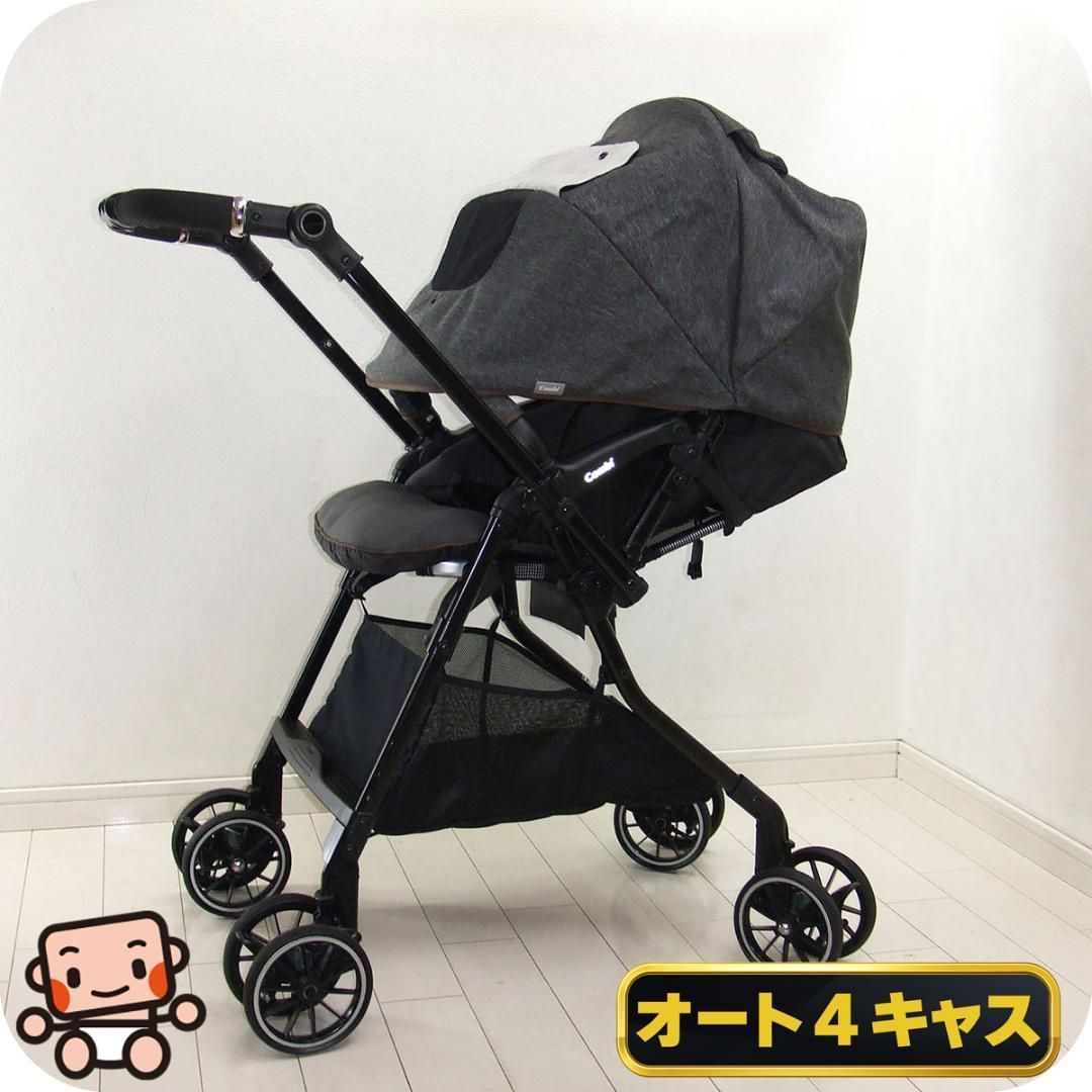 美品 ベビーカー 中古 コンビ ホワイトレーベル スゴカルα 4