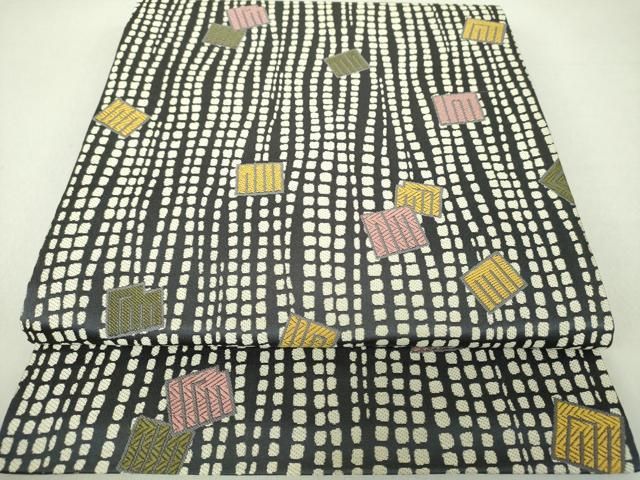 平和屋着物●九寸開き名古屋帯　唐織　源氏香　正絹　逸品　DAAU5866ps 平和屋着物○九寸開き名古屋帯 唐織 源氏香 正絹 逸品 DAAU5866ps