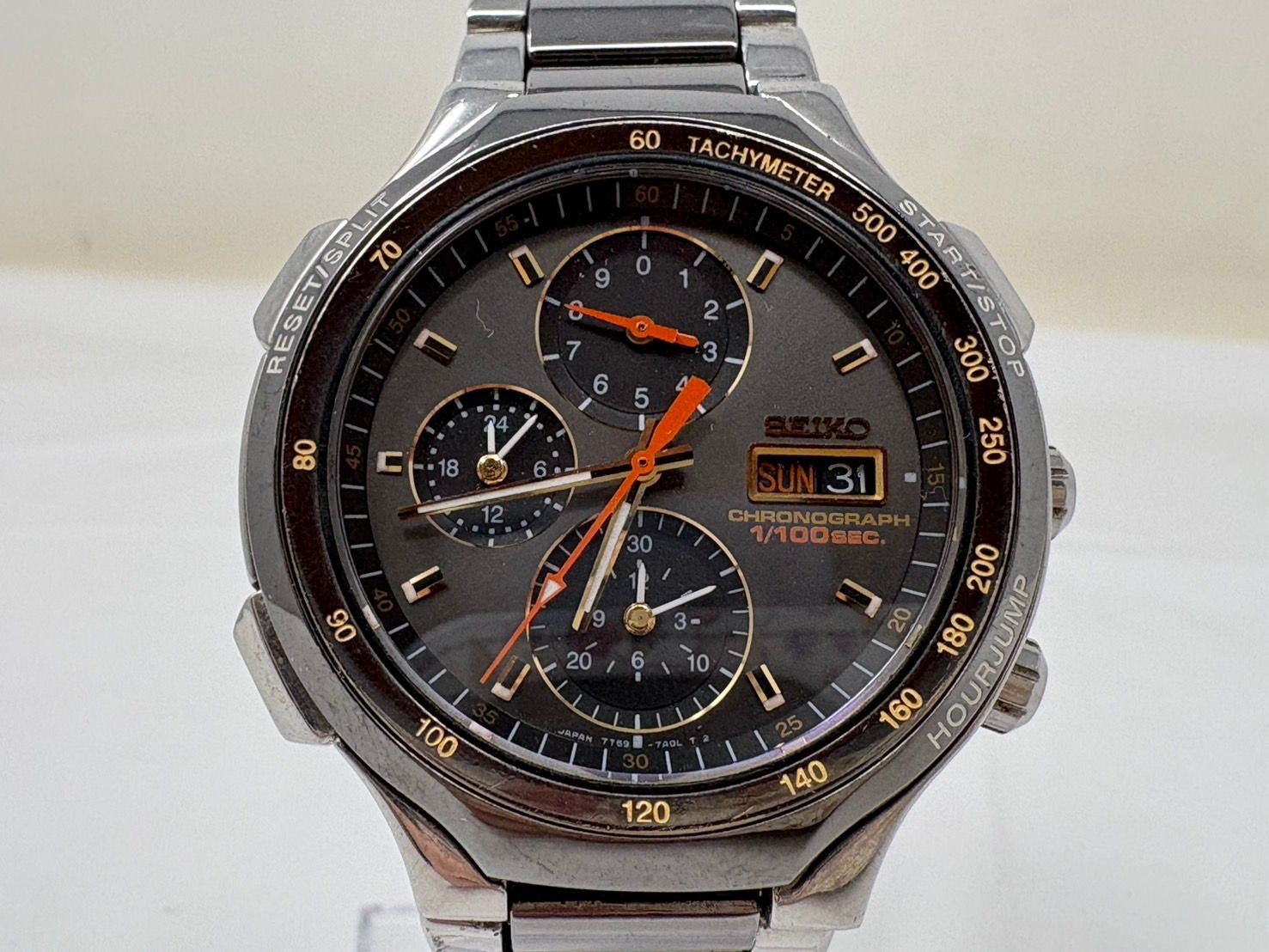 SEIKO セイコー スピードマスター 純正ベルト 7T59-7A00 ジャンク ◇SEIKO セイコー 腕時計 スピードマスター クロノグラフ 7T59