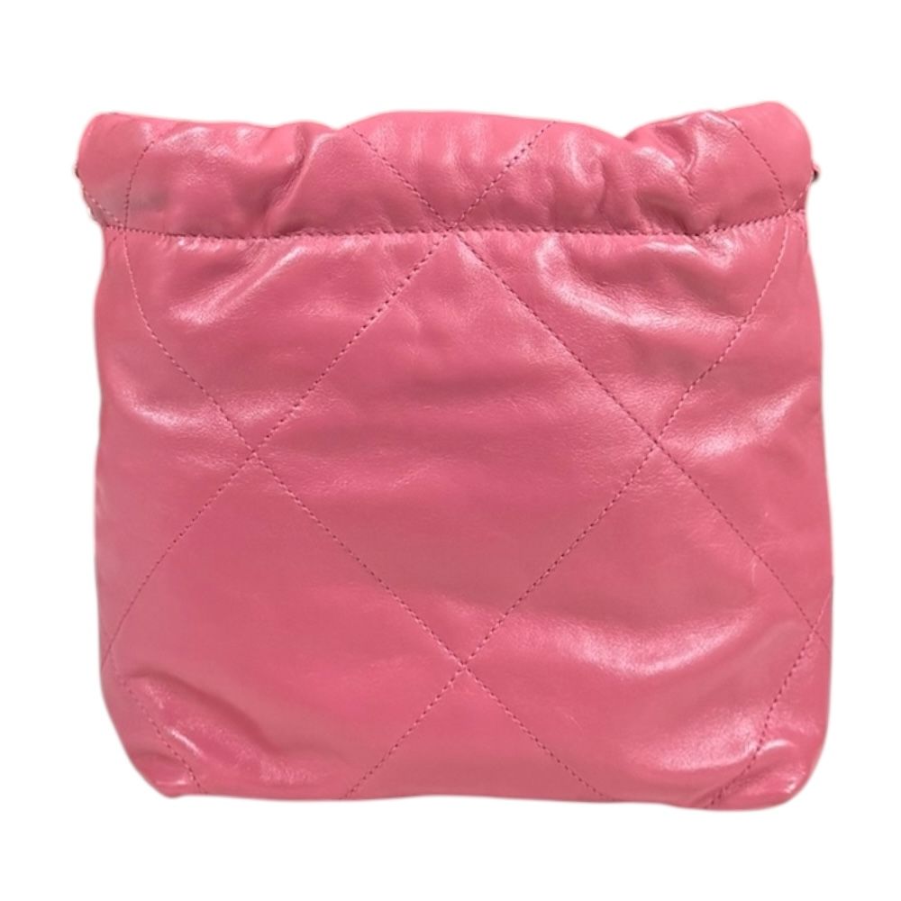 シャネル CHANEL CHANEL 22 ミニ ショルダーバッグ バッグ レザー レディース ピンク系 AS3980 【中古】 CHANEL（シャネル） ミニハンドバック シャネル22 ショルダーバッグ