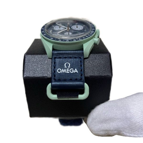 【新品】OMEGA x swatch EARTH　腕時計　グリーン