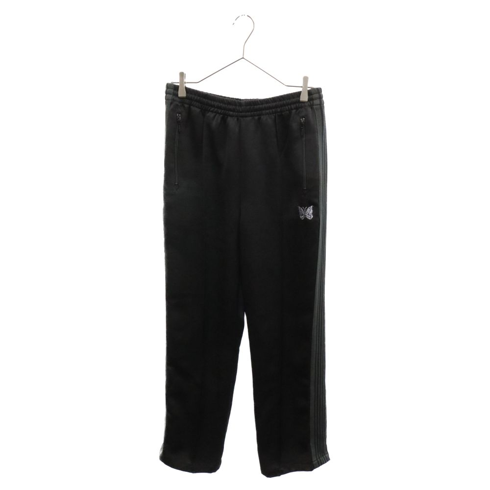Needles (ニードルス) ×NANO UNIVERS ナノユニバース Track Pant - Poly Sateen OT1665 サイド ライントラックパンツ ブラック - メルカリ
