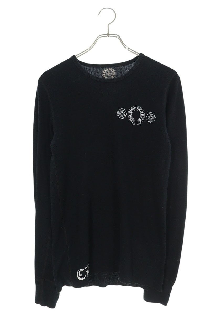 クロムハーツ サイズ:M  Thermal L S アームロゴサーマル長袖カットソー 中古 OK15 クロムハーツ Thermal L/S アームロゴプリントサーマル長袖カットソー