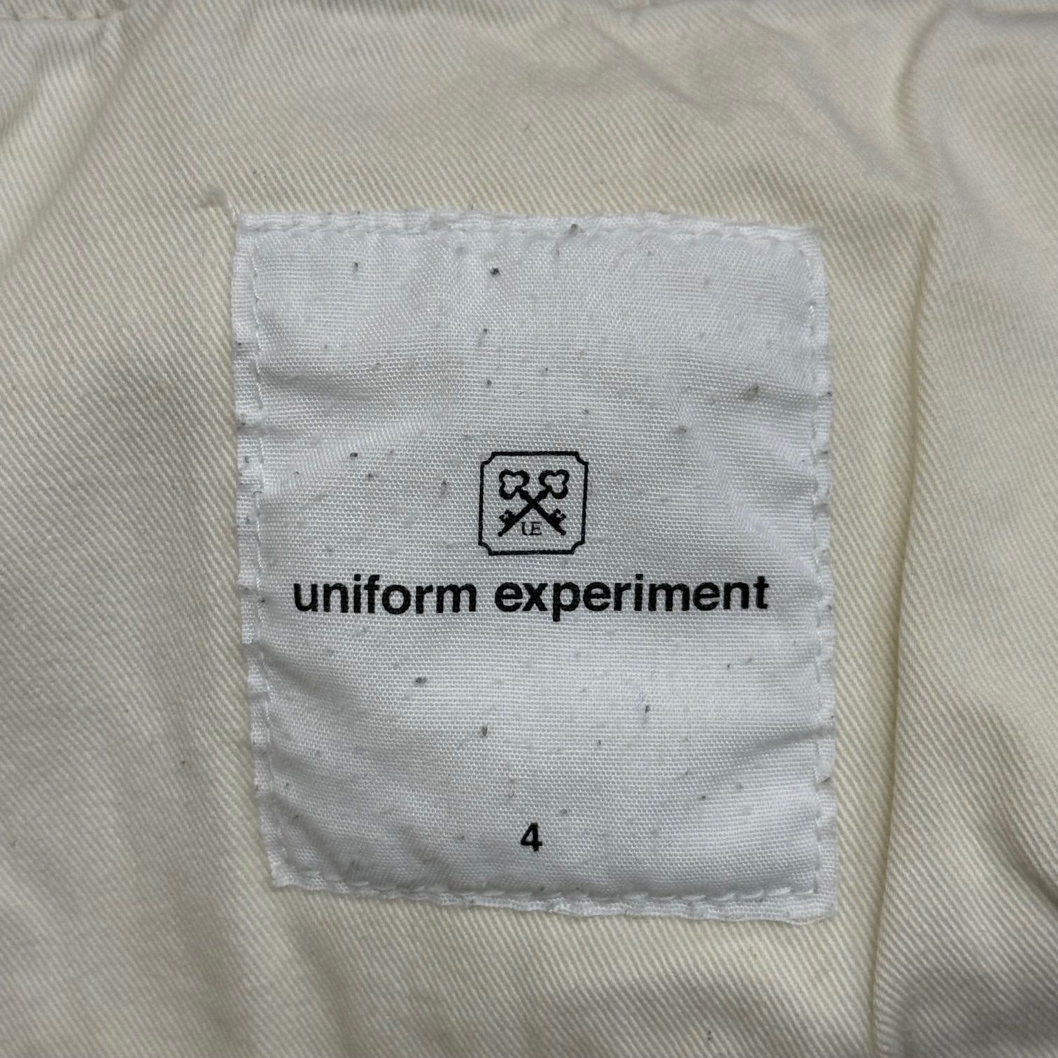 定価45100円 uniform experiment 24SS WASHED DENIM WIDE PANTS ウォッシュドデニムワイドパンツ ジーンズ ユニフォームエクスペリメント UE-240035 インディゴ４ 74138A5