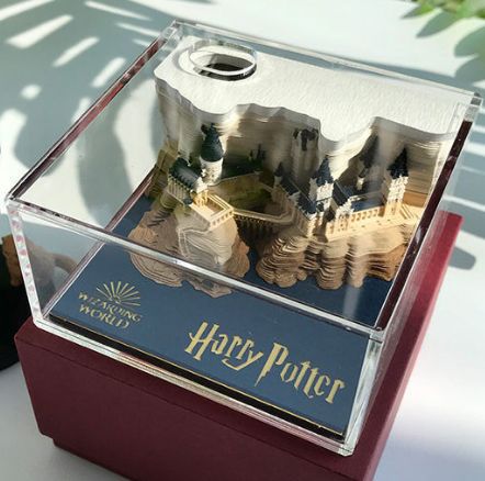 新品未開封】ハリーポッターホグワーツ城 3Dメモ帳 | ペン立て