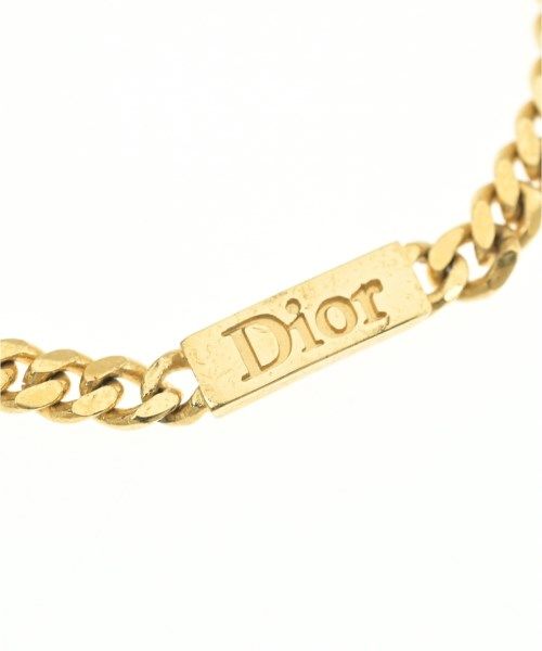 クリスチャンディオール　バングル　クリアレッド　ハート　花のバングルのおまけ付き Christian Dior ブレスレット・バングル レディース 【古着
