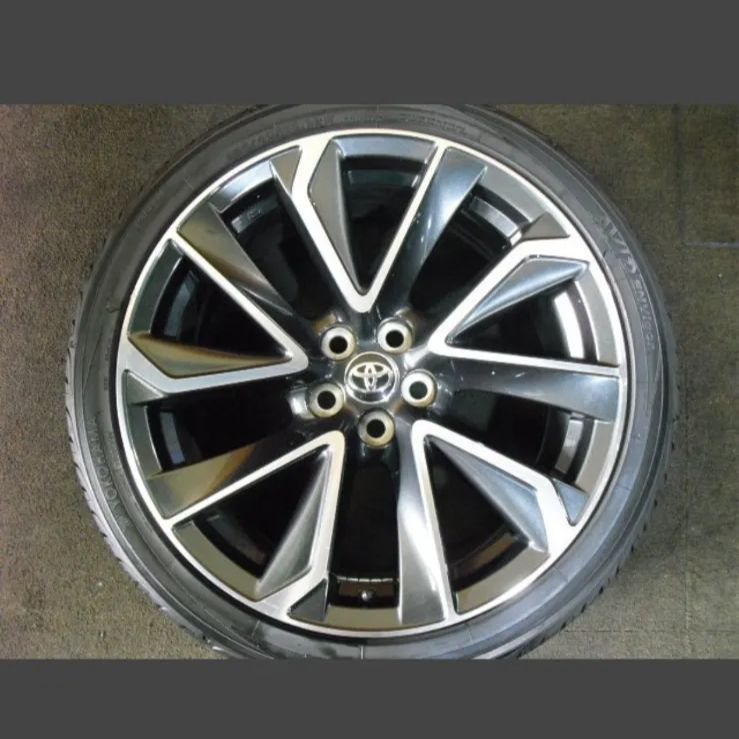 T-2119 本州 ヨコハマ 225 40R18 カローラスポーツ純正 8J 40 100 5H プリウス流用 等 18インチ タイヤホイール