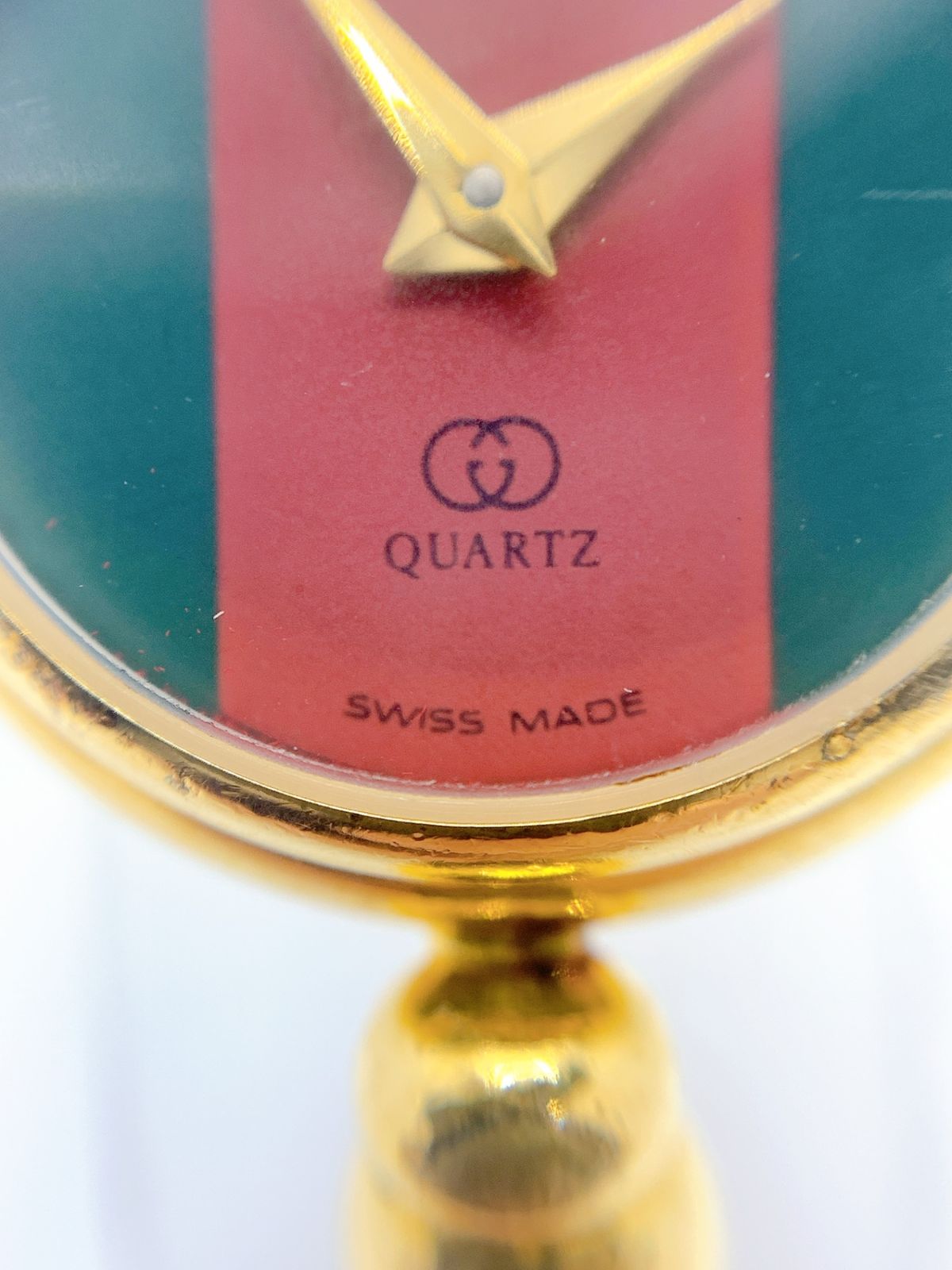 GUCCI/グッチ バングルウォッチ ワイヤーブレス シェリーライン文字盤