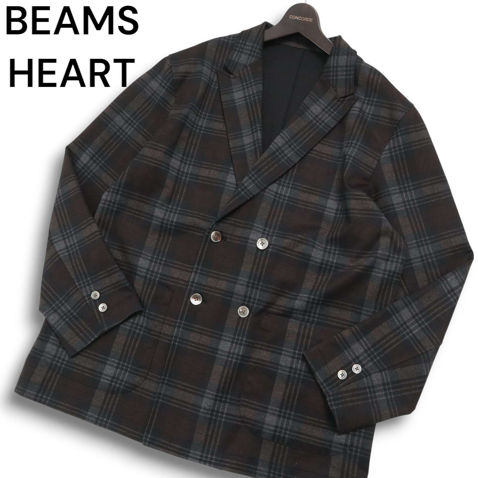 BEAMS HEART ビームス ハート 通年 Carreman☆ チェック柄 ダブル