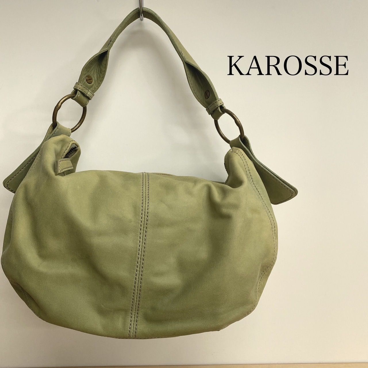 KAROSSE レザー ハンドバッグ B192 - メルカリ 