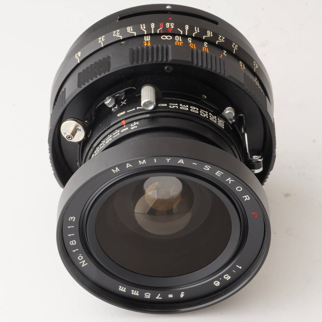 Mamiya sekor P 75mm f/5.6レンズ　ファインダー付 マミヤ Mamiya SEKOR P 75mm F5.6 ビューファインダー付き Press