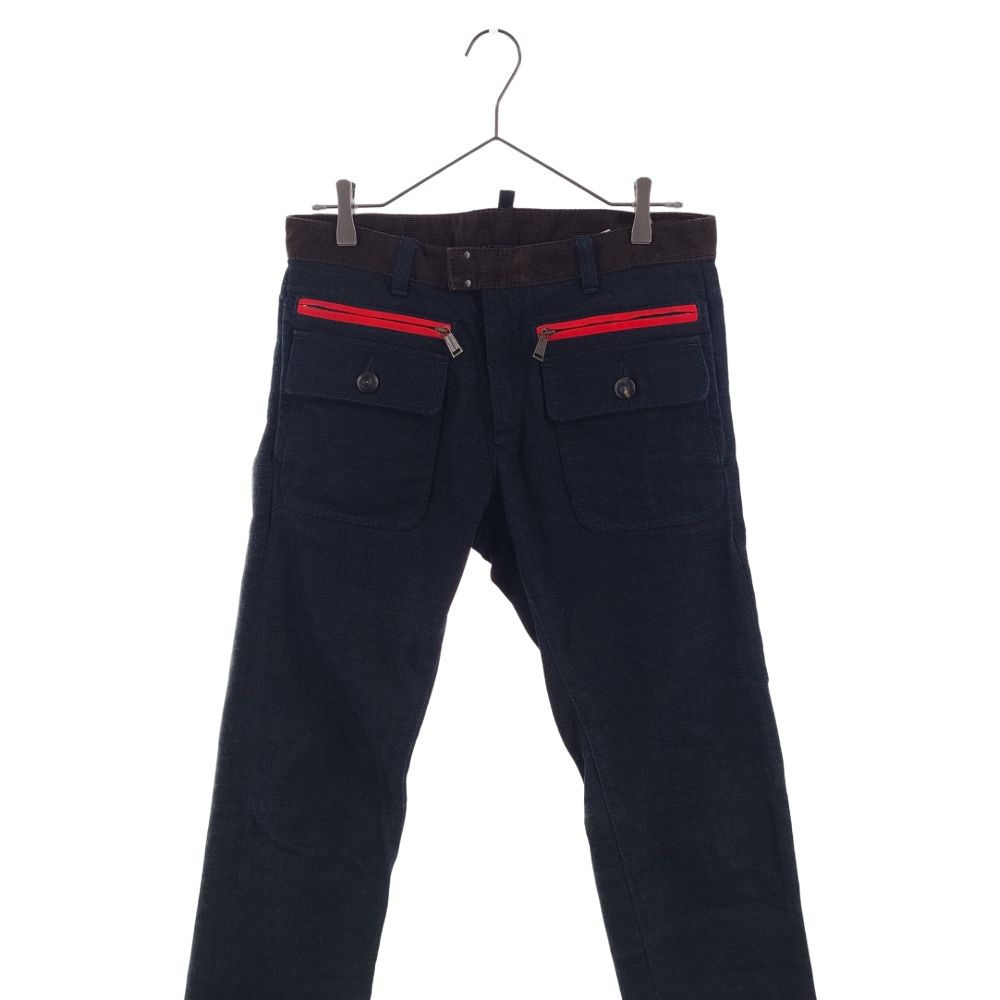 DSQUARED2 (ディースクエアード) 12AW コーデュロイ切替 デニム