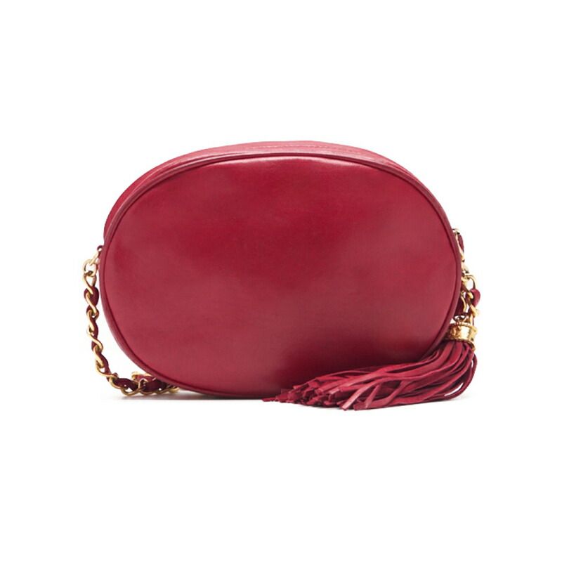 CHANEL シャネル ココマーク フリンジ付き チェーンショルダー 