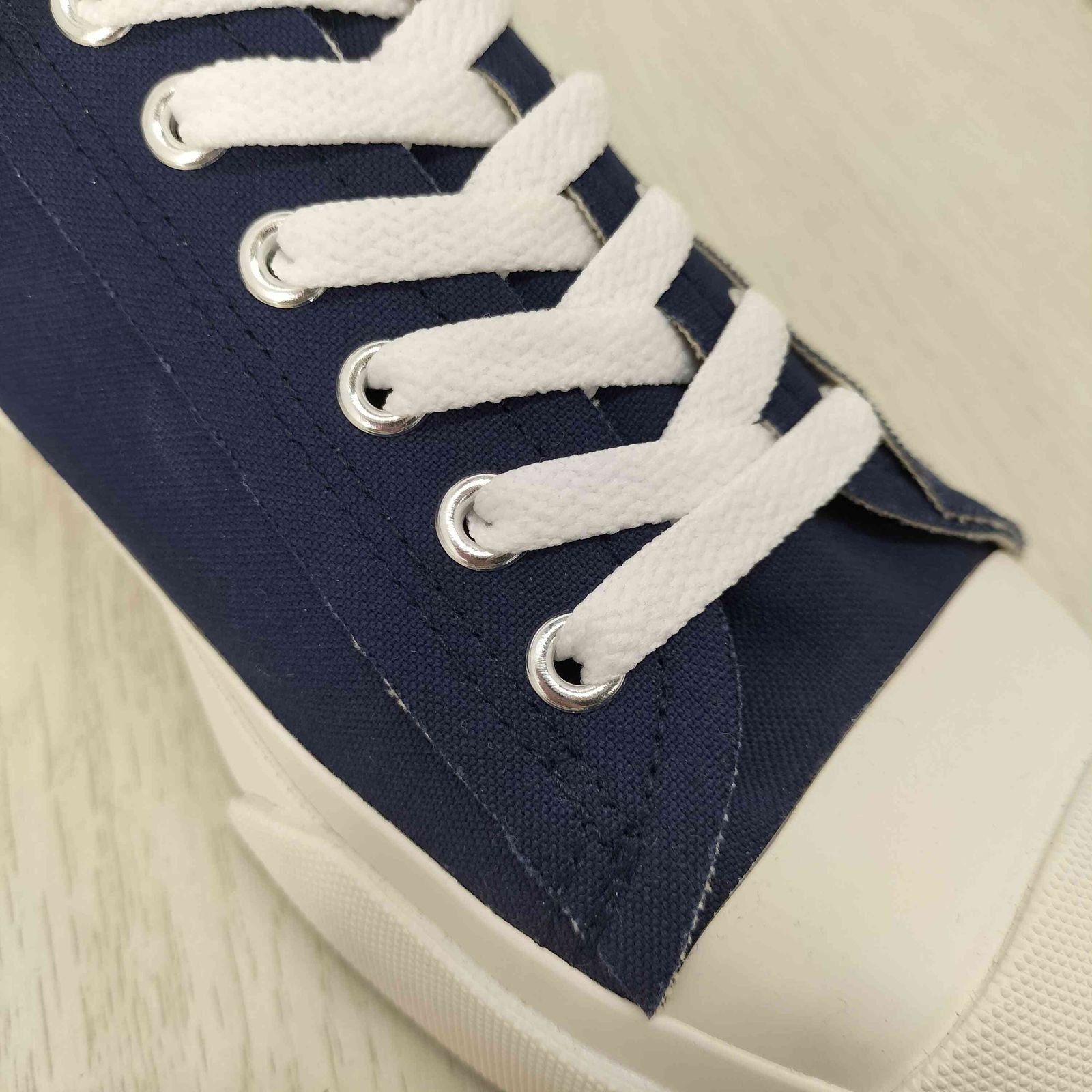 アンダーカバー UNDERCOVER 22AW TOE LOGO CANVAS SNEAKERS